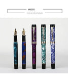 MAJOHN M600S Resin Pen 35 # Gold Plated Daming Tip Universal Type Student Adult Writing Practice Gift Ink Pen