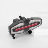 Electric Scooter Turning Signal Tail Light USB Rechargable with Remote Control Warning Lamp LED Waterproof for M365 Pro 2 MI 4
