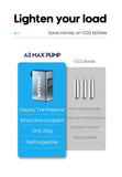 150 PSl Bike Air Electric Pump CYCLAMI A3 MAX Real-time Data Display Portable Pocket Auto MINI Tire Inflator For Bicycle Car