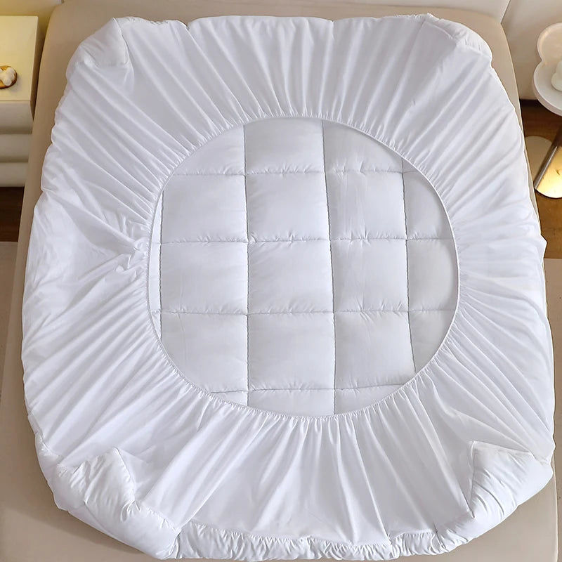 Twin Full Queen King Dark Grey White 360g Per Square Meter Filling Mattress Topper Mattress Protector Cover