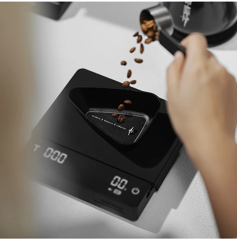 MHW-3BOMBER Coffee Bean Dosing Cup and Spray Bottle Set Dosing Tray 10ML Static Reducing Bean Spritzer Kit Coffee Accessories