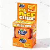New Schylling Limited Edition Fanta Nice Cube Squish Stress Relief Toy Cute Soft Fidget Toy Stress Relief Squishy