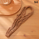 Portable Coffee Cup Bag Hollow Out Bottle Bag Practical Mugs Bag Foldable Water Bottle Bags Woven Net Bag Cup Cover