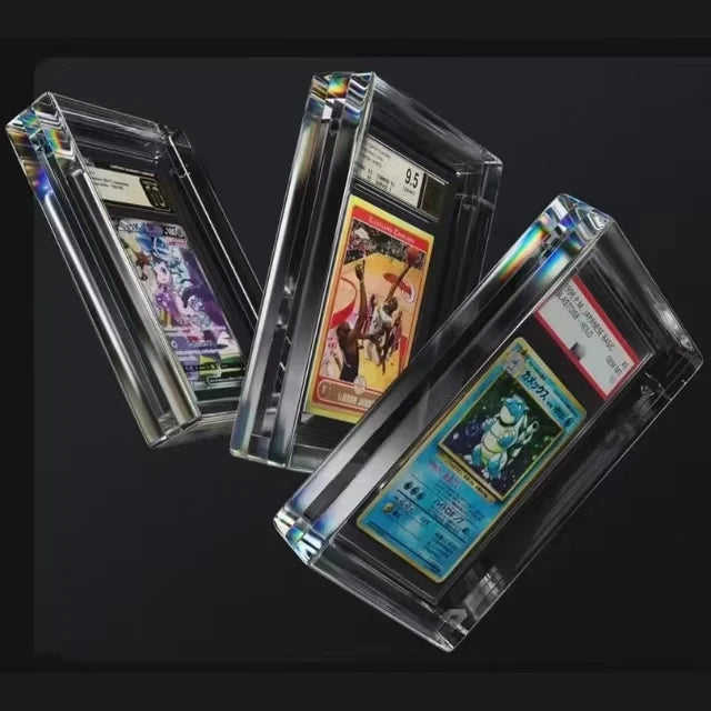 Custom Magnet Acrylic Graded Card Collectible Slab Acrylic Display Case for CGC BGS TCG Grading Card Slab Protector