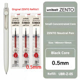 Uni-ball ZENTO Click Gel Pen,0.38/0.5/0.7mm Various Colors Water-based pen With Ergonomic Grip Smooth Writing for School&Office