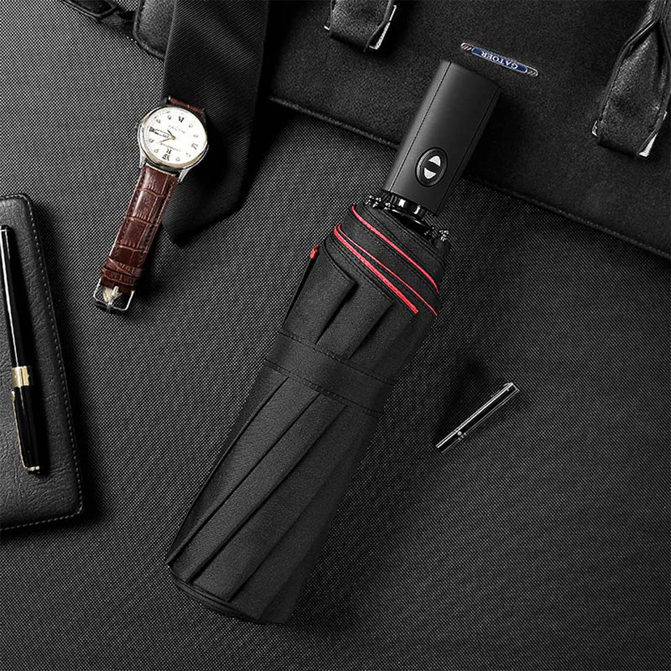 Umbrella Extra Large Ten Bone Large Double Umbrella Triple Large Folding Sunshade Umbrella Men's and Women's Business Umbrella T
