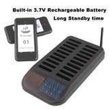 Wireless Restaurant Pager System Touch Panel Wireless Calling System Food Pager Guest Paging System for Coffee Shop Bar