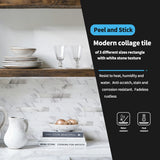 Art3d 10 Pack Peel and Stick Backsplash Tile for Kitchen Bathroom FirePlace Vanitity, Self-Adhesive Wall Tile