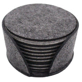 10pcs Round Felt Coaster Dining Table Protector Pad Heat Resistant Cup Mat Coffee Tea Hot Drink Mug Placemat Kitchen Accessories