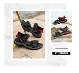Summer Men's Sandals Trendy Casual Outdoor Sport Shoes for Holidays Beach Breathable Wear-Resistant Hiking & Walking Sandals
