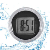 Mini Digital Motorcycle Clock Electronic Clocks Electronic Watch LCD Display Digital With Self-Adhesive Bracket Electronic Clock