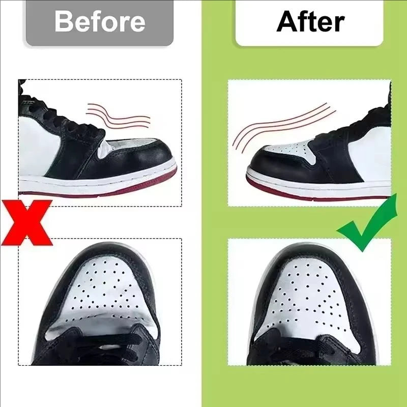 5pairs Crease Protector Shoe Head Stretcher Sneaker Anti Crease Wrinkled Fold Shoe Support Toe Sport Crease Protector Dropship