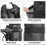 Bicycle Bag Bike Bottle Holder Handlebar Stem Thermal Bag with Mesh Pocket Coffee Cup Holders Cycling Water Bottle Carrier Bag