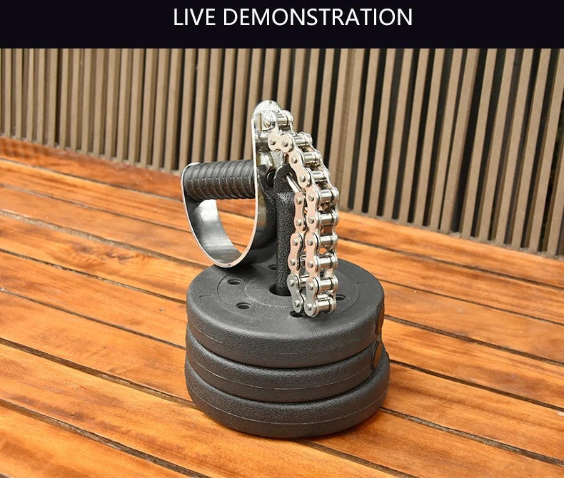 Arm Muscle Training Device Wrist Strength Training Device Fitness Grip Wrist Wrestling Trainer Exercise Device for Barbell