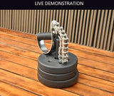 Arm Muscle Training Device Wrist Strength Training Device Fitness Grip Wrist Wrestling Trainer Exercise Device for Barbell