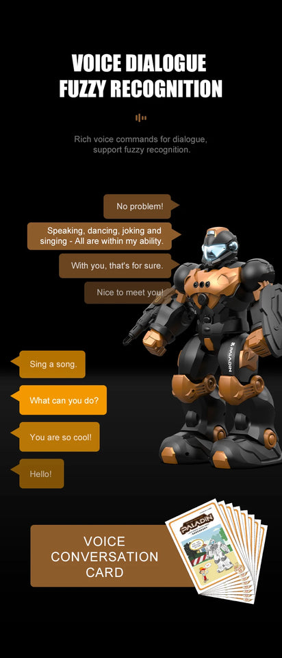 RC Robot Toy Intelligent Programming Voice Controlled Gesture Remote Control LED Smart Dancing Robot Kids Toy for Children Gifts