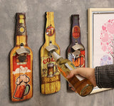 Bottle Opener Restaurant Wall Creative Decoration Item Bar Restaurant Barbecue Shop Hanging Piece Unique Bottle Opener