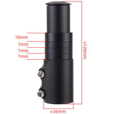 Bike Stem Fork Bicycle Handlebar Extension Riser Rise Up Bicycle Adapter Durable MTB Power Mountain Cycling Part 120mm