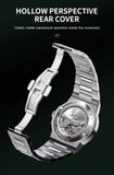 Specht&Sohne New Arrivals Blue Automatic Mechanical Watches For Men 38MM Stainless Steel Waterproof Classic Elegant Watch 50M