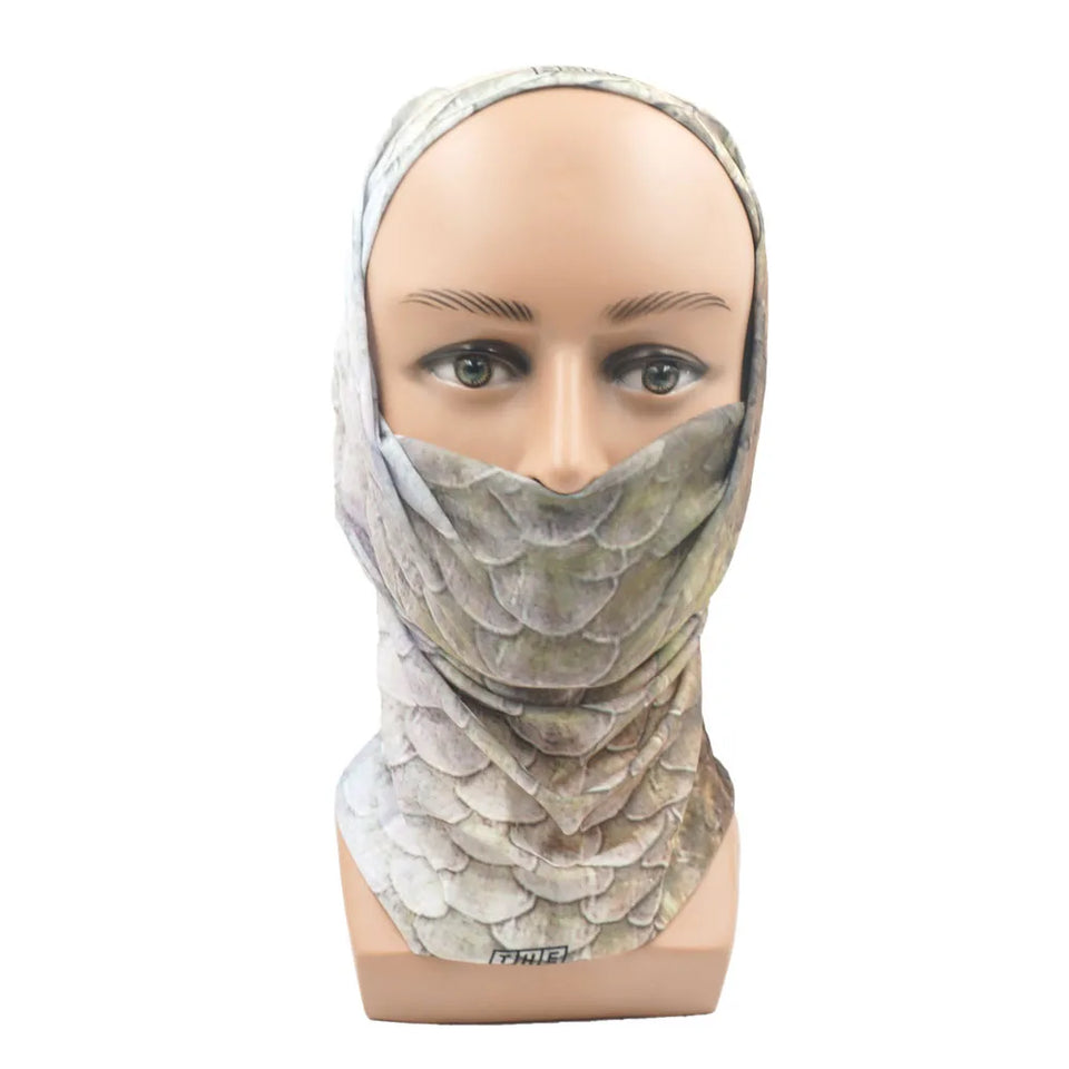 Fish Scales Pattern Neck Gaiter Fishing Face Mask Men Women Outdoor Sport Seamless Tube Bandana Headband Balaclava Cycling Scarf