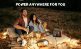 600W/300W/200W/120W Portable Power Station,110V AC Outlets Solar Generator Storage Energy Power Bank For Camping Travel RV Home