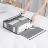 Foldable Closet Storage Bins Air And Dust Resistant Folding Bed Linen Organizer Window Clothes And Sheets Storage Box