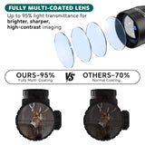 Aquilifer 3-9x40 Hunting Scope SFP ED Glass Red Green Illuminated Free Scope Rings for Hunting