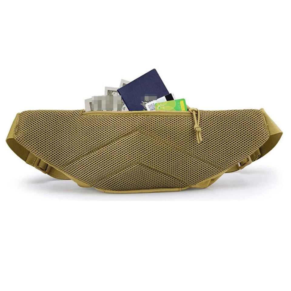 Men Waist Fanny Pack Belt Bag Outdoor Sports Camping Military Travel Hiking Climb Mountaineering Male Tool Sling Hip Bum Bags