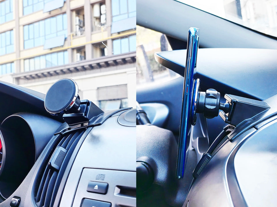 For Jaguar XE 2015 2016 2017-2021 Magnetic Car Phone Holder Magnet Mount Wireless Charging Phone Stand Customized Bracket Base
