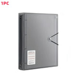 Waterproof Zipper Binder for Important Documents Birth Certificates Secure Storage Family Safety Organizer