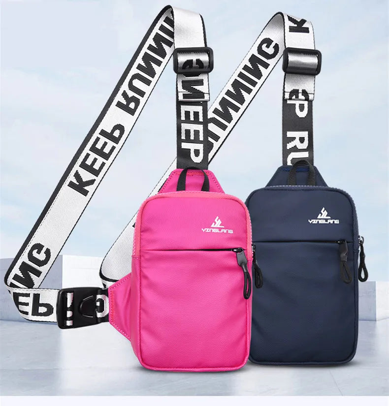 small chest bag women travel mobile phone bag outdoor Sports bag for men mini sling shoulder bag female messenger bag girl gift