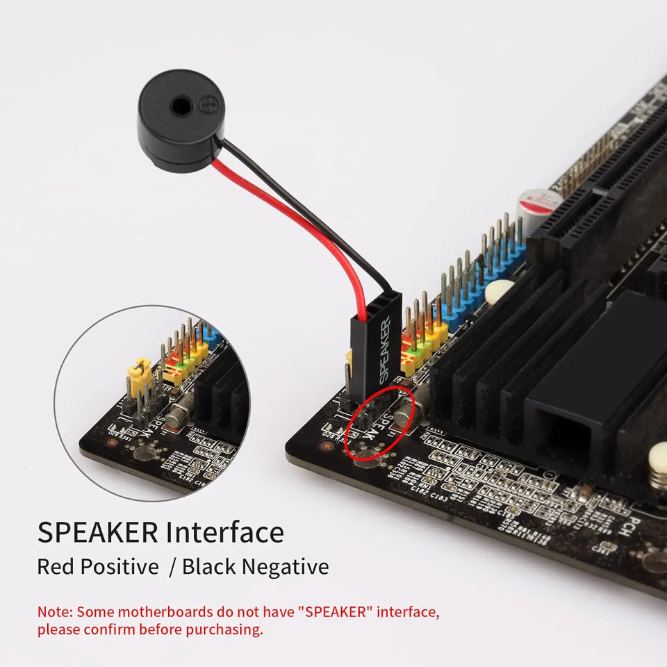 10PCS Mini Plug Speaker For PC Interanal BIOS Computer Motherboard Mini Onboard Case Buzzer Board Beep Alarm