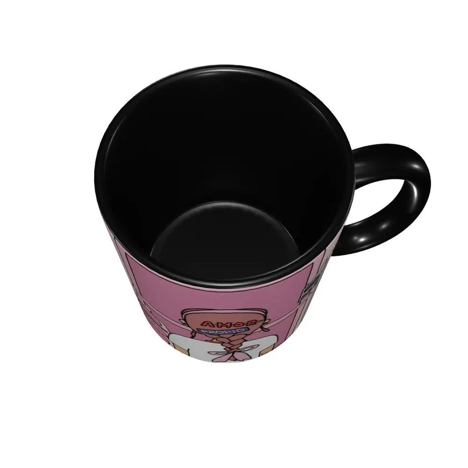 Pink Doctor Nurse Coffee Mugs DIY Customized Enfermera En Apuros Ceramic Milk Tea Mug Cup