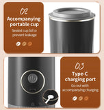 3-in-1 Capsule Coffee Maker Portable Espresso Coffee Machine for Car & Home Camping Coffee Maker Type-c Rechargeable Automatic