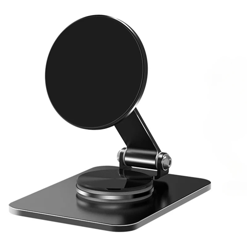 Folding Phone Holder Desktop Magnetic Phone Stand 360° Rotation Desktop Cell Phone Stand For iPhone 16 15 14 13 12 Pro Max Mount