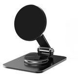 Folding Phone Holder Desktop Magnetic Phone Stand 360° Rotation Desktop Cell Phone Stand For iPhone 16 15 14 13 12 Pro Max Mount