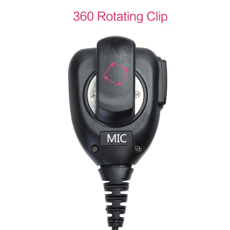 Baofeng BF-780 Dual PTT Remote Shoulder Walkie Talkie Speaker Microphone Mic For UV-5R BF-888S 5RH 21 PRO Quansheng UV-K5 UV-K6