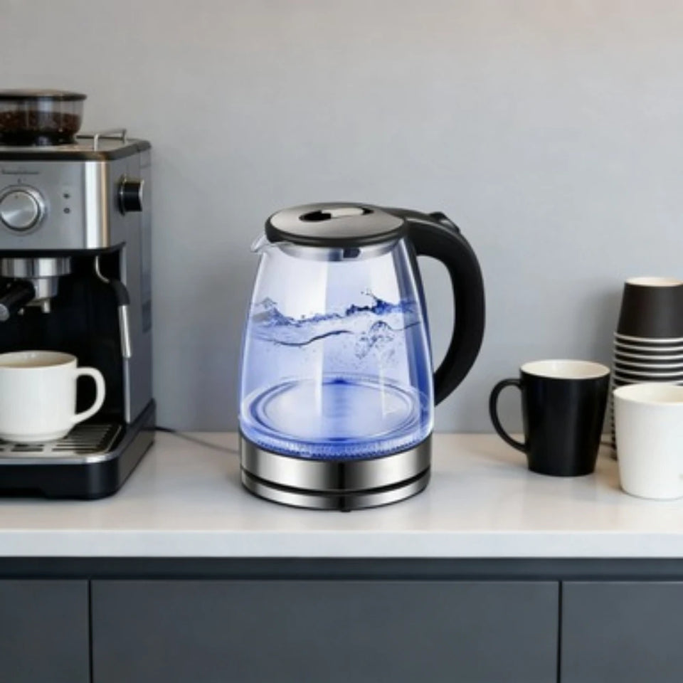 Fast Boil Electric Kettle, 2L Stainless Steel with Auto Shut Off, Hot Water Boiler for Tea Coffee Home Office