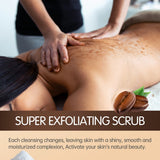 Hllozzi 200g coffee body scrub deep cleansing exfoliating cocoa plant squalane moisturizing