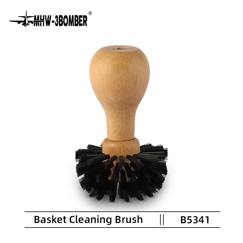 MHW-3BOMBER Coffee Filter Cleaning Brush 58mm Espresso Portafilter Basket Clean Tools Professional Home Barista Cafe Accessorie