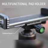 LEAPLIGHT Universal Aluminum Tablet Phone Stand Holder Clip Tripod Adjustable Bracket for Phones Ipro Tablets Tablet Holder