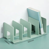 1Pcs Acrylic Desk Organizer 4 Compartment Bag Closet Shelf Divider Bookshelf Tabletop Colorful Four Frames Book Stand