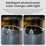 ROCKBROS Cycling Glasses Photochromic Polarized Lens Bike Glasses UV400 Protection Eyewear Sunglasses MTB Road Bicycle Goggles