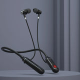 VIKEFON Wireless Earphones 5.3 Neckband Headphones Gaming LED Display Stereo Sports Headset Halter Waterproof Magnetic Earbuds