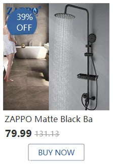 ZAPPO Bathtub Faucet Vintage Telephone Style with Dual Handles Deck mounted bathtub Faucet set Hot and Cold Water Mixer Tap