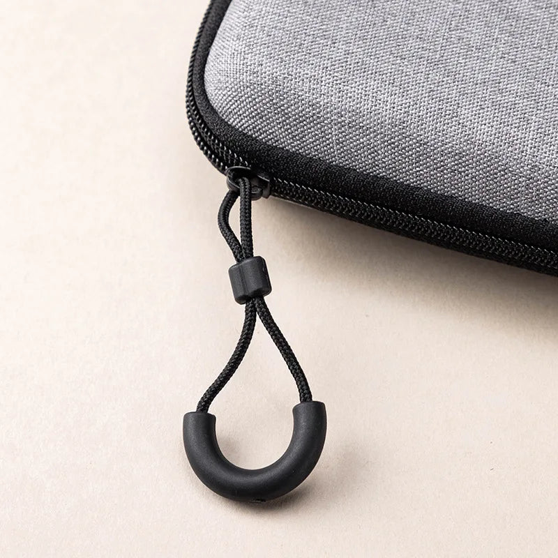 Mini Grey Digital Storage Bag Hard EVA Case Portable Electronics Organizer for USB Cable Charger U Stick Travel Accessories