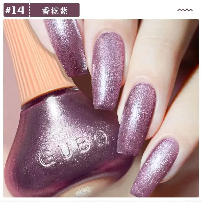 New Oily Gel Nail Polish Glitter Sparking Autumn Winter Milk Coffee Color Varnish No Bake Quick Dry Nail Art Salon Nail Polish