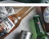 Automatic Beer Bottle Opener Stainless Steel Beer Opener Portable Push Down Wine Beer Cap Opener Kitchen Gadgets Party Gift