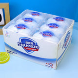 Soft White Soap Squishy Slime Toy Cube Stress Relief Decorative Home Room Square Slow Rebound Gift for Festivals
