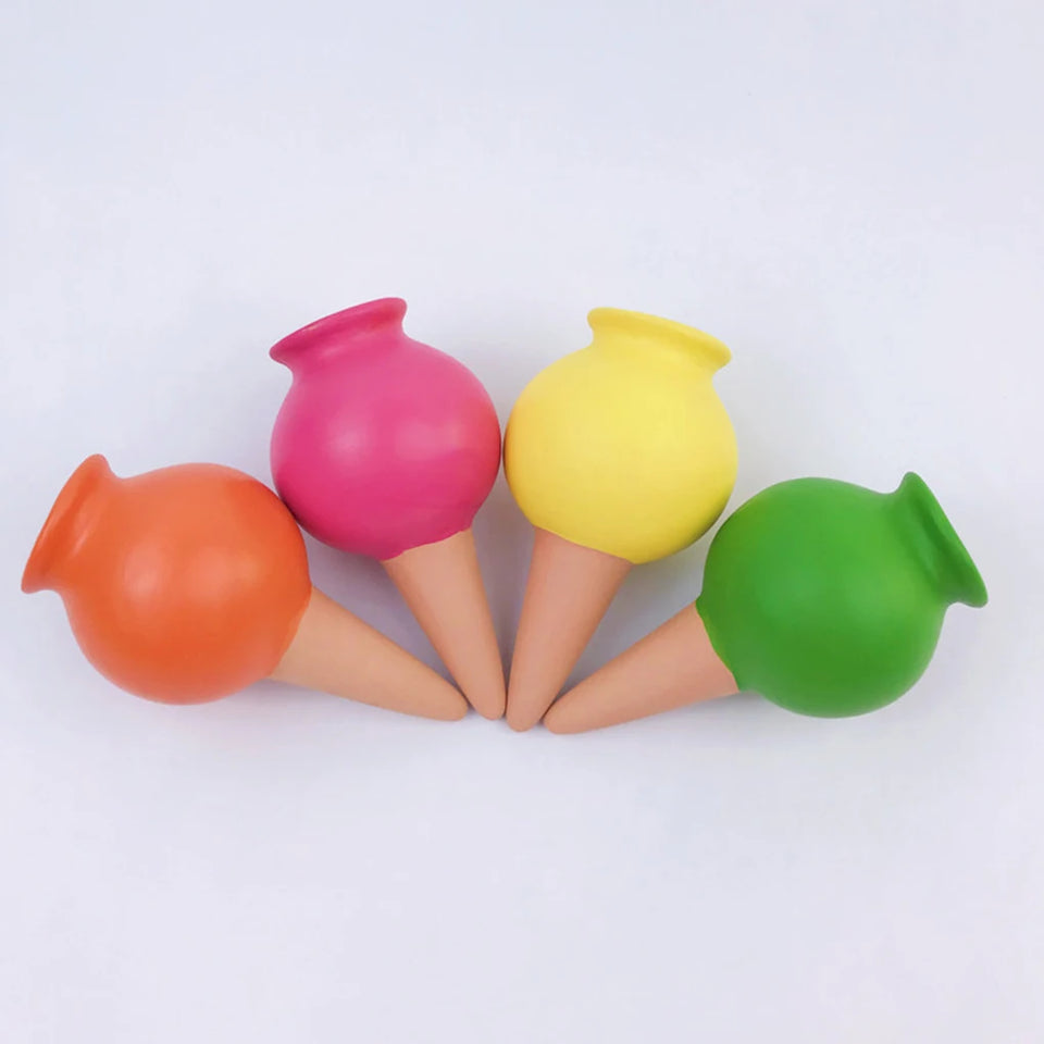 4pcs Modern Watering Device Ceramic Drip Irrigation Device Small Wine Bottle Watering Device Automatic Flower Watering Device